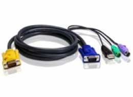 ATEN KVM sdružený kabel k CS-82U,84U,CL-5808, 5816 USB + PS/2, 3m