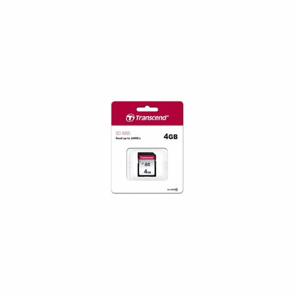 Transcend SDHC 300S          4GB Class 10