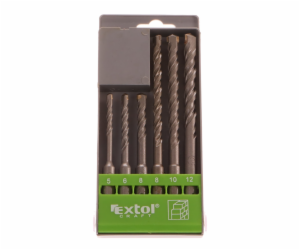 Vrtáky SDS PLUS příklepové do betonu, 6ks, Ř5-6-8x110mm, ...
