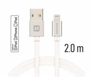 Swissten Datový Kabel Textile Usb / Lightning Mfi 2,0 M S...