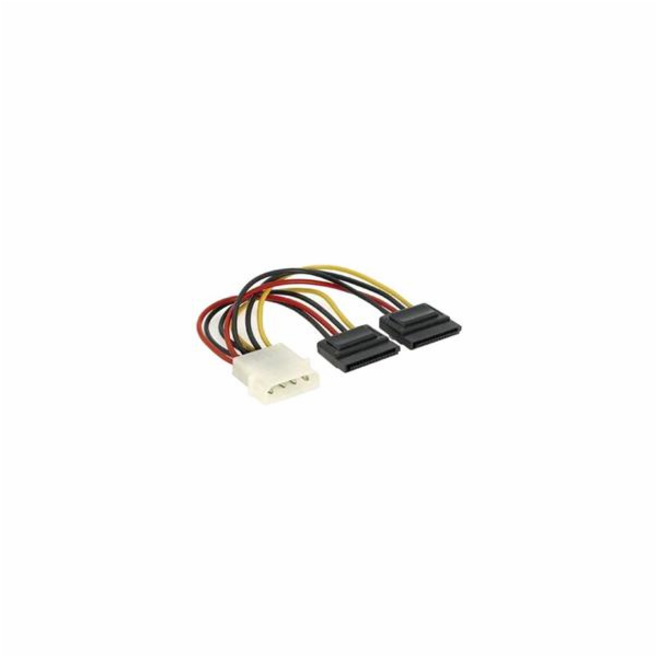 PremiumCord Napájecí kabel k HDD 5,25 Molex-2xSeri