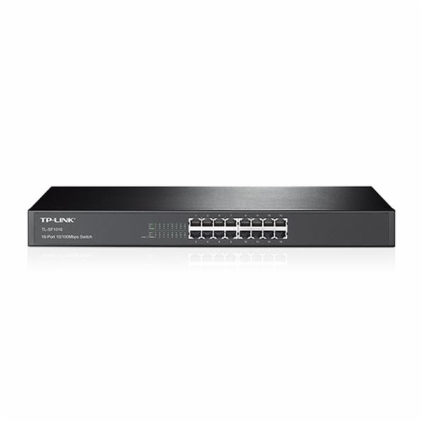 TP-Link switch TL-SF1016 (16x100Mb/s, fanless)