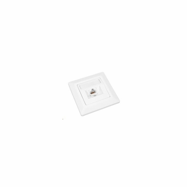 Solarix Eth.Zás. CAT6 UTP 1 x RJ45 pod omítku bílá  SX9-1...