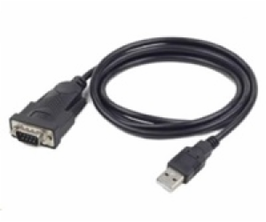 GEMBIRD Kabel adapter USB-serial 1,5m 9 pin (com), černý