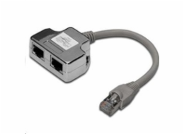 Rozbočovač Modulární RJ45 distributor 2 porty 10/100Base T