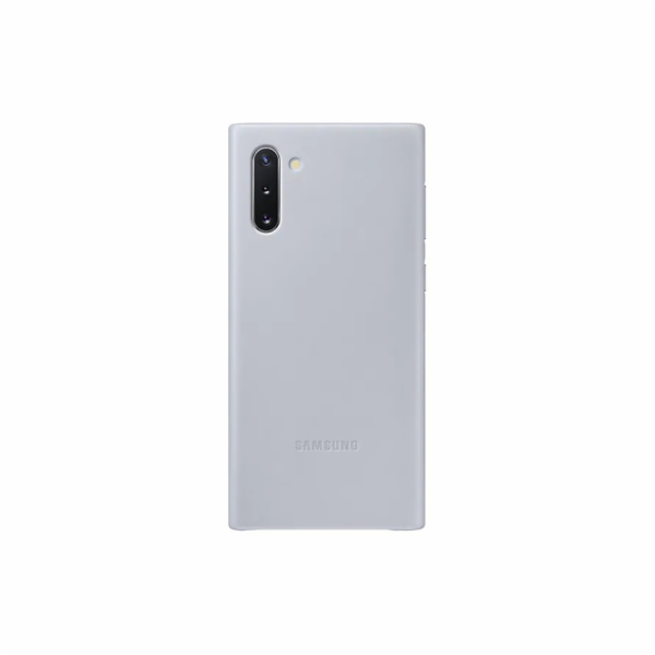 Šedý kožený kryt Samsung Note 10 (EF-VN970LJ)