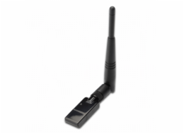 DIGITUS Bezdrátový 300N USB 2.0 adapter, 300Mbps, Realtek 8192 2T/2R, externí anténa,