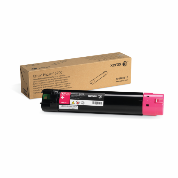 Xerox MAGENTA STANDARD CAPACITY TONER CARTRIDGE, PHASER 6...