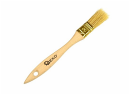 GEKO Štětec plochý, 20 mm, dřevěná rukojeť GEKO