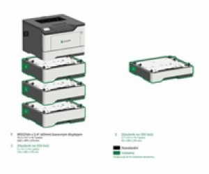 LEXMARK ČB tiskárna MS823dn A4, 61ppm, 512MB, duplex, USB...
