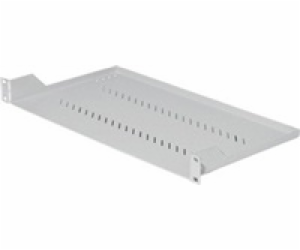 TRITON Police s perforací 19", 1U/250mm, nosnost 20kg, černá