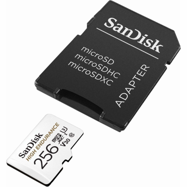 SanDisk High Endurance/micro SDXC/256GB/Class 10/+ Adapté...