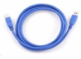 GEMBIRD Kabel USB 3.0 A-B propojovací 1,8m (modrý)