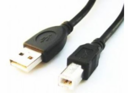 GEMBIRD Kabel USB 2.0 A-B propojovací 4,5m Professional (černý, zlacené kontakty)