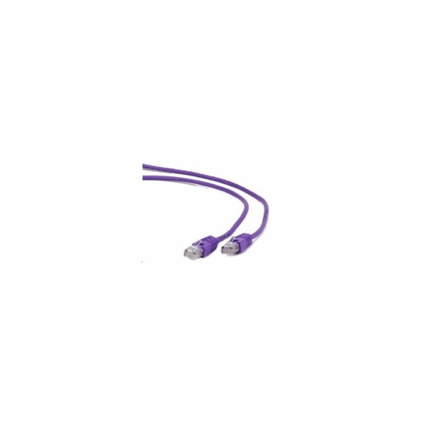 Gembird patch kabel Cat6 FTP, 0.25 m, fialový
