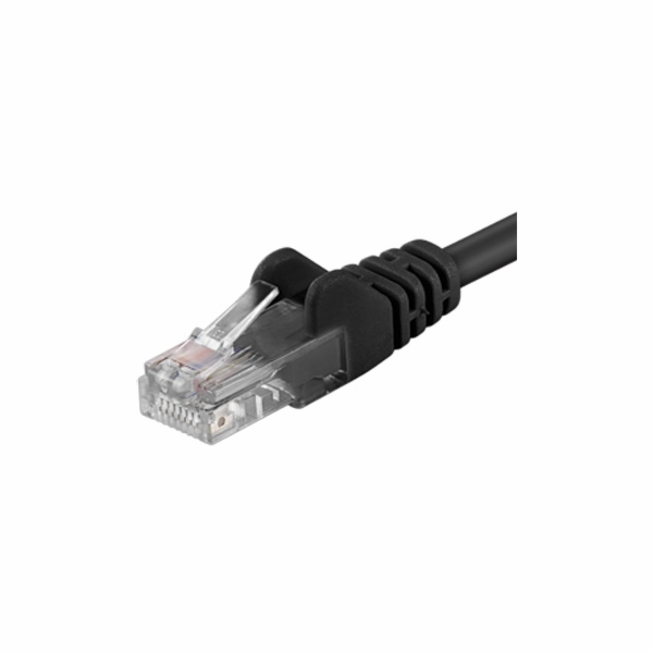 PREMIUMCORD Patch kabel UTP RJ45-RJ45 CAT5e 0.25m černá