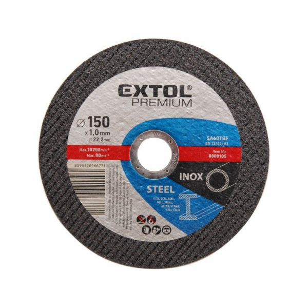 EXTOL 8808152 kotouč řezný na ocel/nere