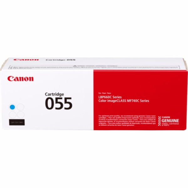 Canon TONER CRG-055 azurový pro i-SENSYS LBP663Cdw, LBP66...
