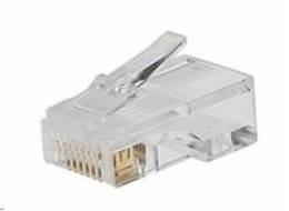 PREMIUMCORD Konektor RJ45 8pinů - na drát, balení 10ks v sáčku