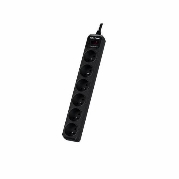 CyberPower Surge Buster 6 zásuvek, 1.8m, New