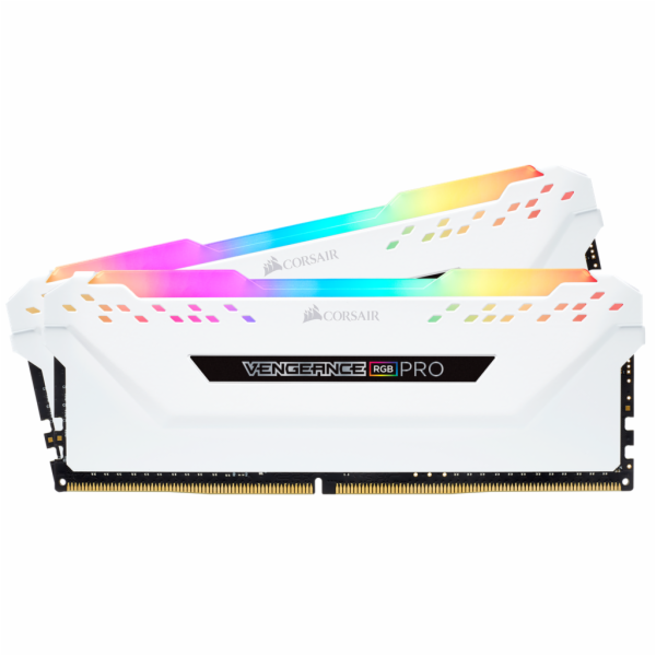 CORSAIR RGB Pro White 2x8G/DDR4/3600MHz/CL18/1.35V
