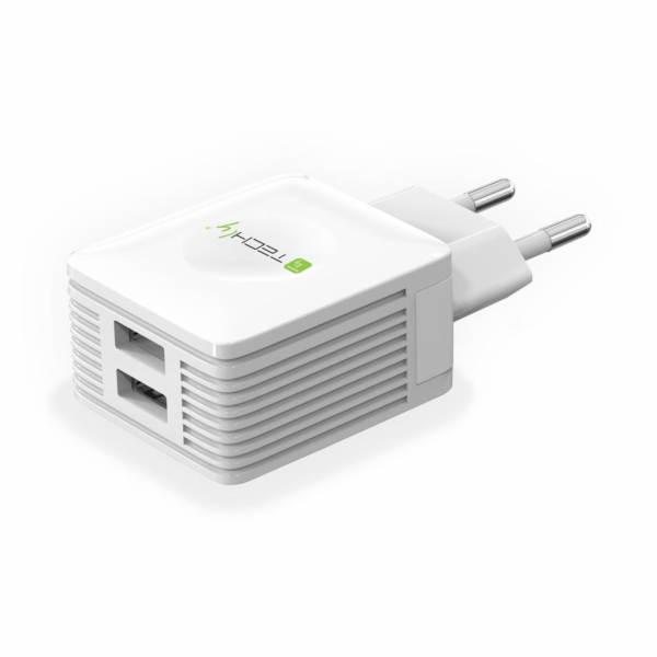 TECHLY 102932 Techly Two ports USB charger 230V -> 2x USB...