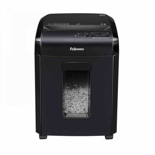 FELLOWES skartovač 10 M/ křížový řez 2x12mm/ objem koše 1...