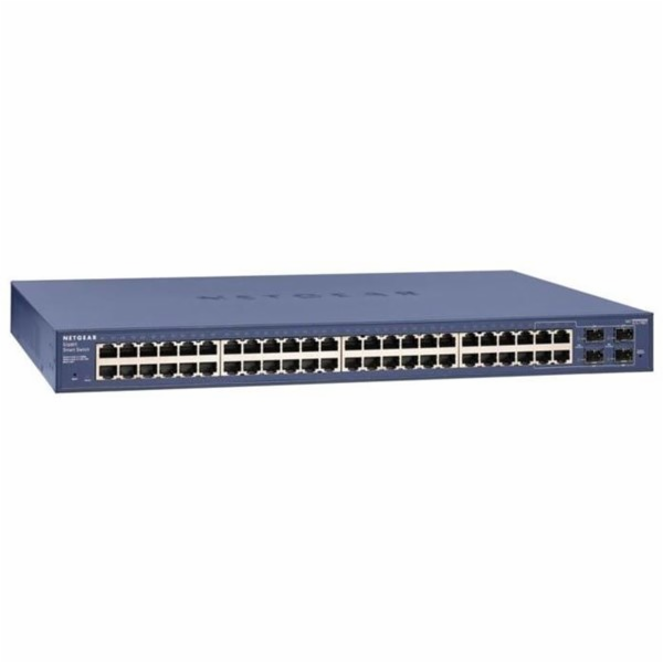 Netgear GS748T ProSafe 48-port Gigabit Smart Switch, 4x S...