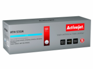 Activejet tonerová kazeta ATH-531N (náhrada za HP 304A CC531A, Canon CRG-718C; Supreme; 3200 stran; modrá)