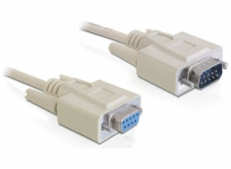 Delock D-Sub 9 PIN – D-Sub 9 PIN, 2, bílý (84064)