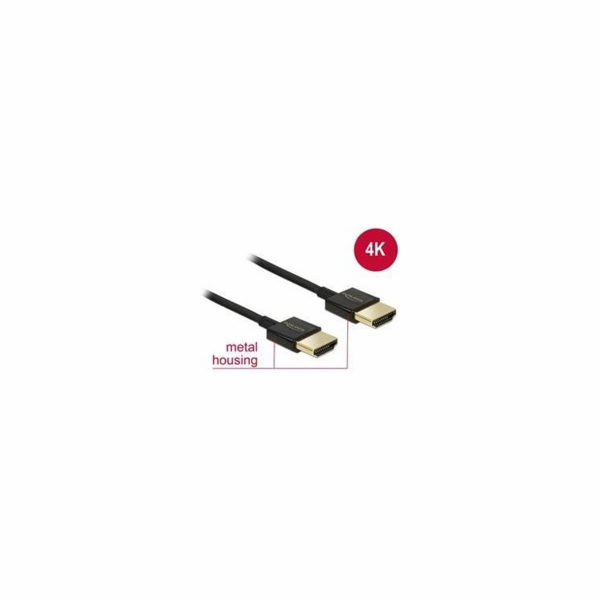 Delock HDMI - HDMI kabel 2m černý (84773)