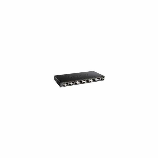 D-Link DGS-1250-52X 52-port Gigabit Smart Switch, 48x GbE...
