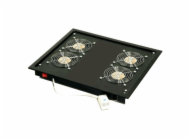 TRITON Ventilační jednotka horní (spodní), 4 ventilátory-230V/60W, termostat, šedá