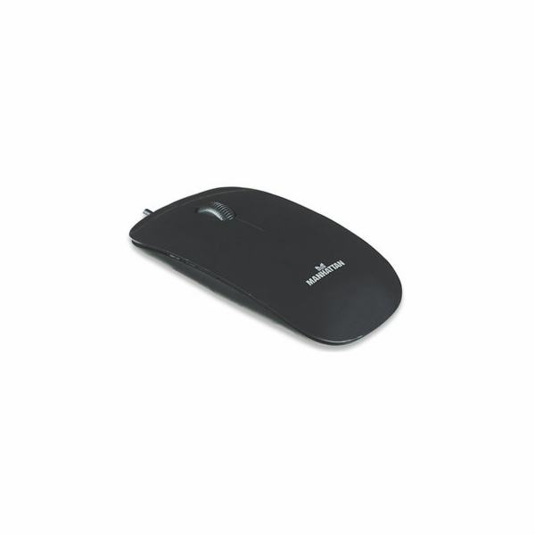 MANHATTAN Myš Silhouette USB optická, černá