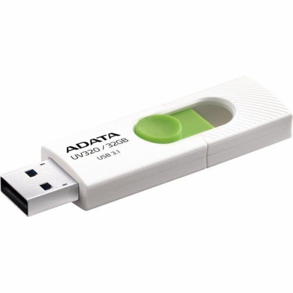 ADATA Flash disk UV320 32GB / USB 3.1 / bílo-zelená