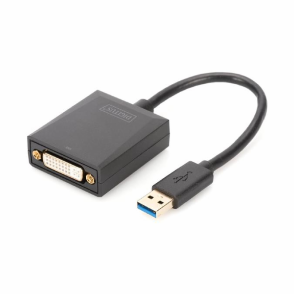 Adaptér USB Digitus USB - DVI černý (DA-70842)