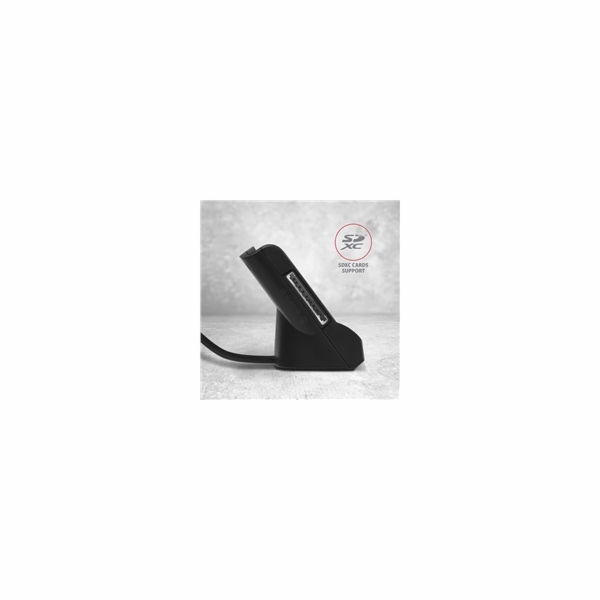 AXAGON CRE-SM2, USB-A StandReader 4-slot čtečka Smart car...