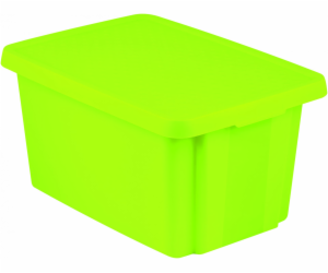 CURVER Essentials Úložný box s víkem Zelená 45l