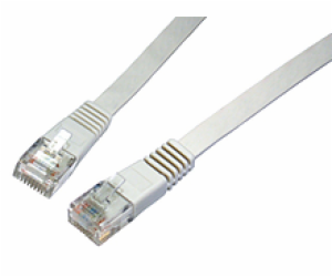 SOLARIX patch kabel plochý CAT5E UTP LSOH 5m šedý