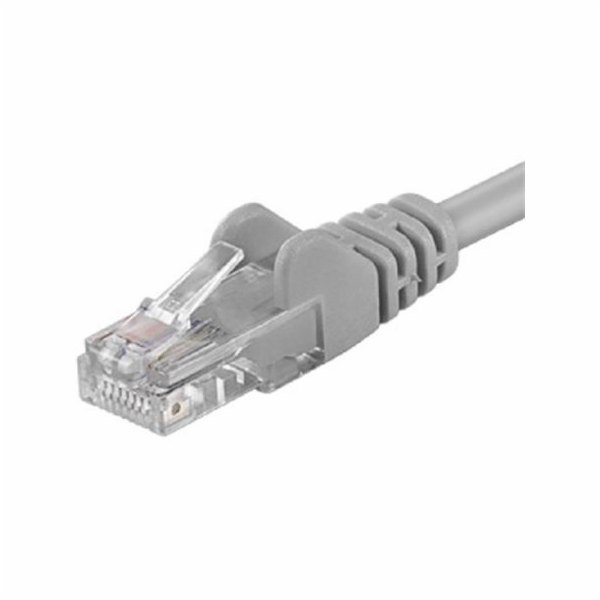 Patch kabel UTP Cat 6, 3m - šedý