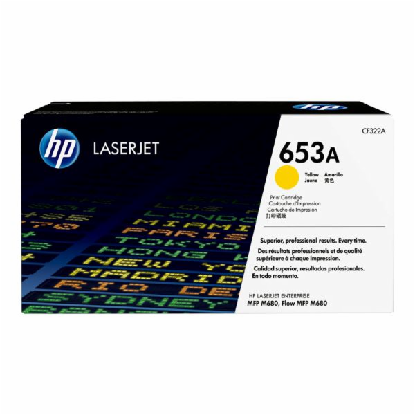 Žlutý toner HP 653A (CF322A)