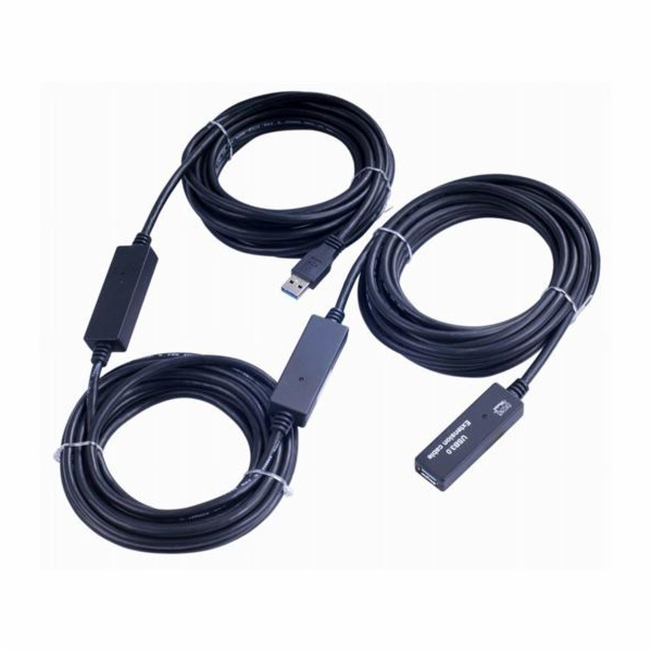 PremiumCord USB 3.0 repeater a prodlužovací kabel A/M-A/F...