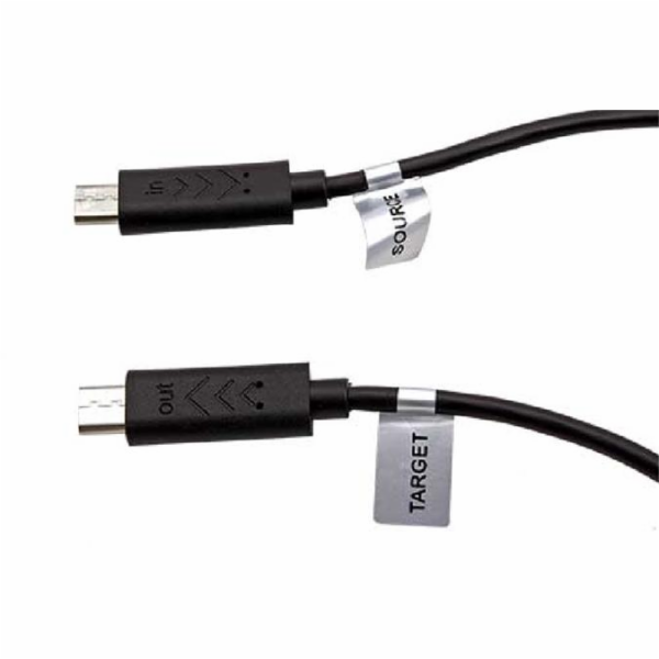 Kabel microUSB B(M)- microUSB B(M),0,3m,OTG na propojení ...