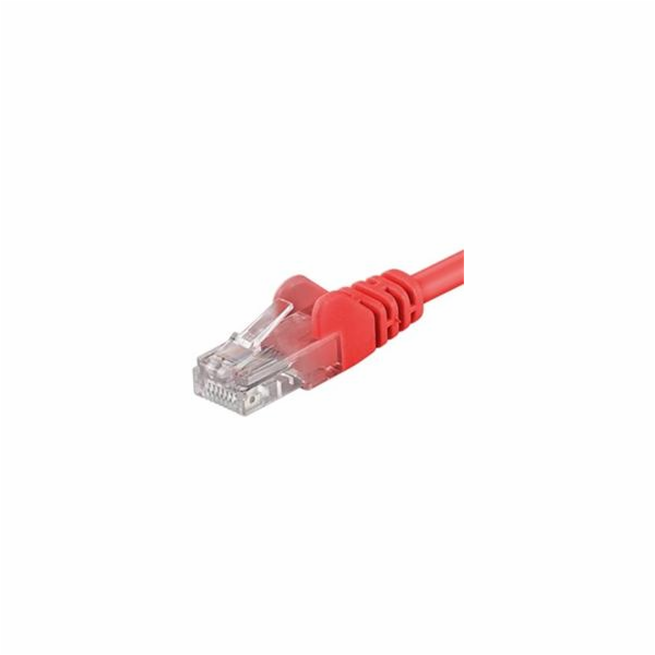 PREMIUMCORD Patch kabel UTP RJ45-RJ45 CAT5e 2m červená