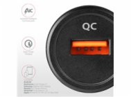 AXAGON PWC-QC5, QUICK a SMART nabíječka do auta, 2x port QC3.0/AFC/FCP + 5V-2.6A, 31.5W