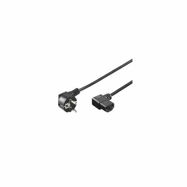 PREMIUMCORD Kabel napájecí 230V 2m úhlový 90st