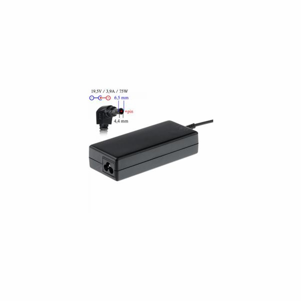 Akyga AK-ND-19 19.5V/3.9A 75W 6.5x4.4 mm + pin SONY Nabíj...
