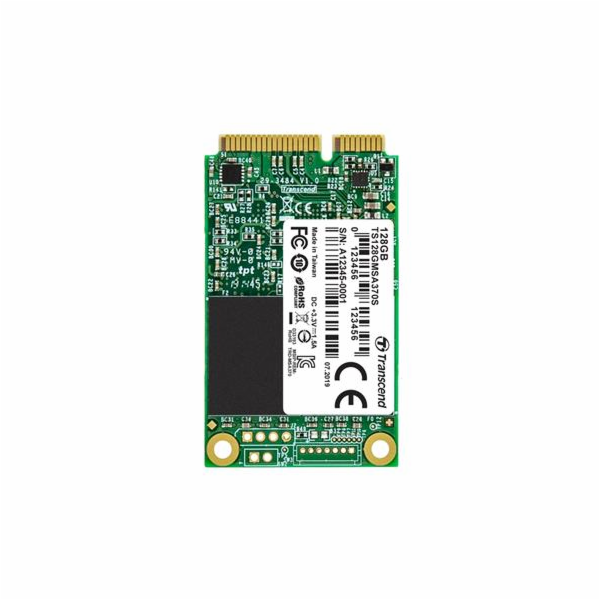 TRANSCEND SSD 128GB 370S, mSATA, SATA III, MLC