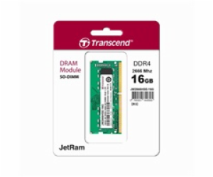 Transcend paměť 16GB (JetRam) SODIMM DDR4 2666 1Rx8 CL19