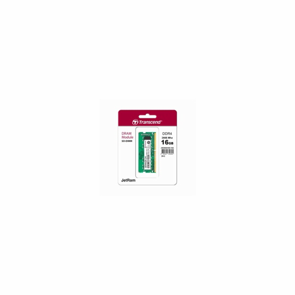 Transcend paměť 16GB (JetRam) SODIMM DDR4 2666 1Rx8 CL19